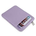 thumbnail image 5 of MOSISO Laptop Sleeve Bag 13-13.3 Inch for MacBook Pro, MacBook Air Water Repellent Polyester Notebook Protective Case Cover with Pocket,Light Purple, 5 of 7