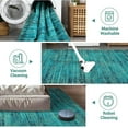 thumbnail image 6 of 10x13 Area Rugs for Living Room Washable Soft Vintage Distressed Large Bedroom Rugs Retro Abstract Indoor Floor Carpet Low Pile Non-Slip Farmhouse Rugs for Dining Room Teal Multi, 6 of 6