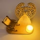 thumbnail image 3 of Adorno de vela de navideño Mecedora de madera Tealight Regalo Pérdida de un ser querido Decoración Vela de Ángel Sunnimix Vela de recuerdo, 3 of 7