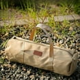 thumbnail image 6 of CarpNettore Tent Stakes Bag Organizer with Zipper Multifunctional Tent Pole Pegs Storage Bag Light Brown, 6 of 9
