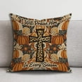 thumbnail image 5 of TiniDecor I Will Praise Him Throw Pillow, 18x18" Psalm 146:2 Faith Accent Cushion, Religious Home Decor, 5 of 5