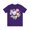 Team Purple, variant on Floral Graphic Unisex 100 Cotton Vintage Artwork Short Sleeve Jersey 57