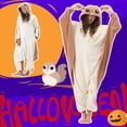 thumbnail image 2 of Veyryth Unisex Flying Squirrel Adult Onesie Pajamas, Polar Fleece Animal Pajamas，One-Piece Sleepwear for Men and Women Size S, 2 of 7