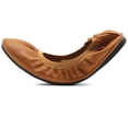 thumbnail image 2 of Ollio Women's Shoes Faux Leather Slip On Comfort Elasticated Ballet Flats BN17, 2 of 6
