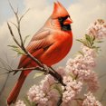 thumbnail image 1 of (B7904) Resina Diamante La Serie Animal Cardenal Norteamericano Diamante 30*30CM, 1 of 9