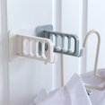 thumbnail image 4 of Laundry Rack, Wall Mounte Laundry Rack, Punch-Free Adhesive Laundry Rack Clothes Hanger, 4Hole For Bathroom Home Door, Wall, 4 of 8