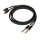 thumbnail image 4 of Cable Dual A TRS Dual De 1/4 Pulg., Cable Bidireccional A TRS Para Amplificador De Potencia, 4 of 7