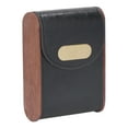 thumbnail image 3 of Soporte Para Puros, Compacto De Madera, Suave Al Tacto, A Prueba De Humedad, Caja De Puros De 20 Piezas Para Hombres Para Viajes ANGGREK Negro, 3 of 8