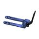 thumbnail image 5 of Carretilla elevadora de juguete a escala 1/64, escultura de plástico en miniatura, accesorio coleccionable azul, 5 of 7