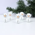 thumbnail image 4 of Christmas Jewelry Wooden Bead Snowman for Crafts Snowman Bead for Bracelets Christmas Wreath Supplies, 4 of 6