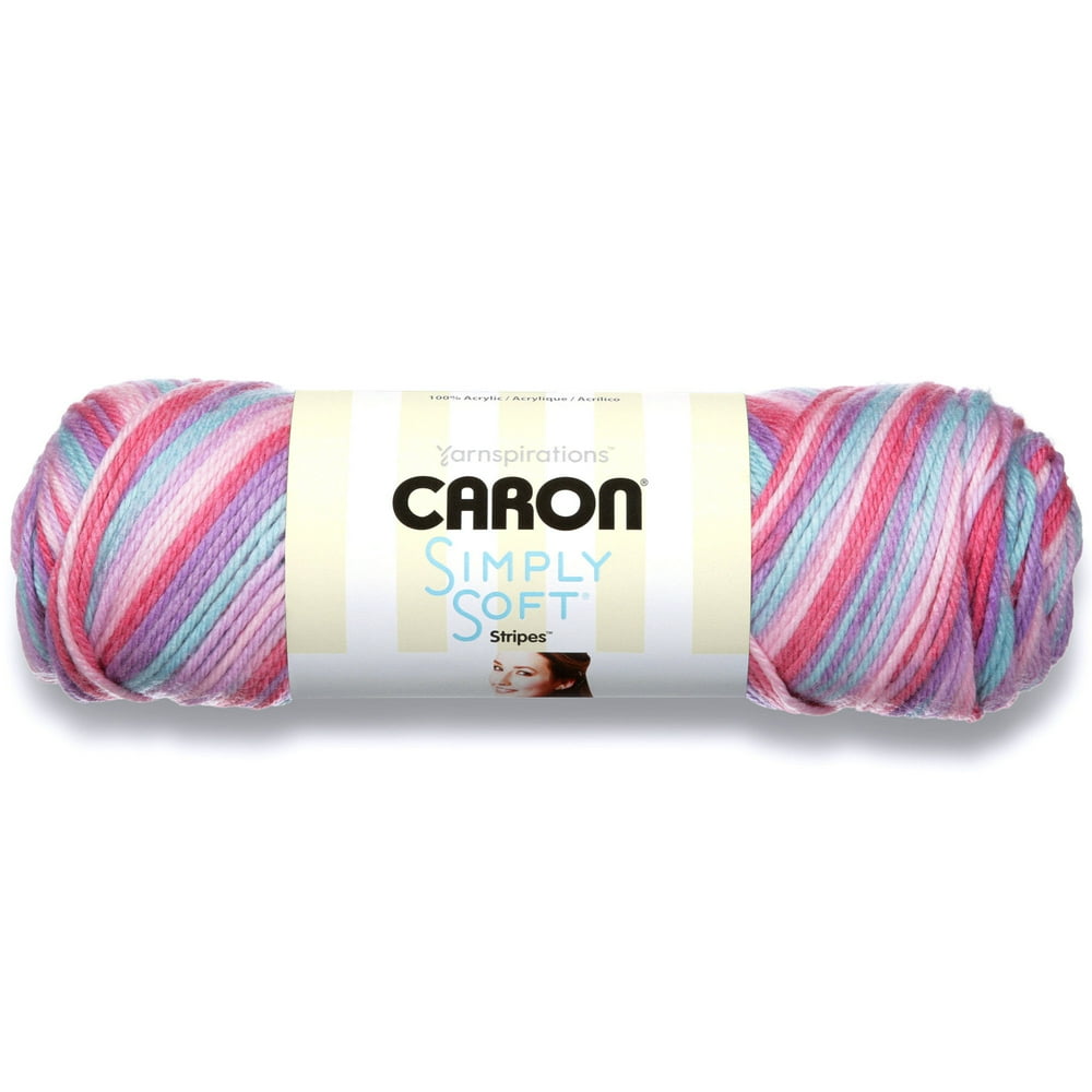 Caron Simply Soft Stripes Yarn, (141 g/5oz), Times Square