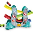 thumbnail image 3 of Race Car Ramp Toy Multifunctional Educational Race Car Track Ramp Toy for Toddlers for Home (Green), 3 of 8