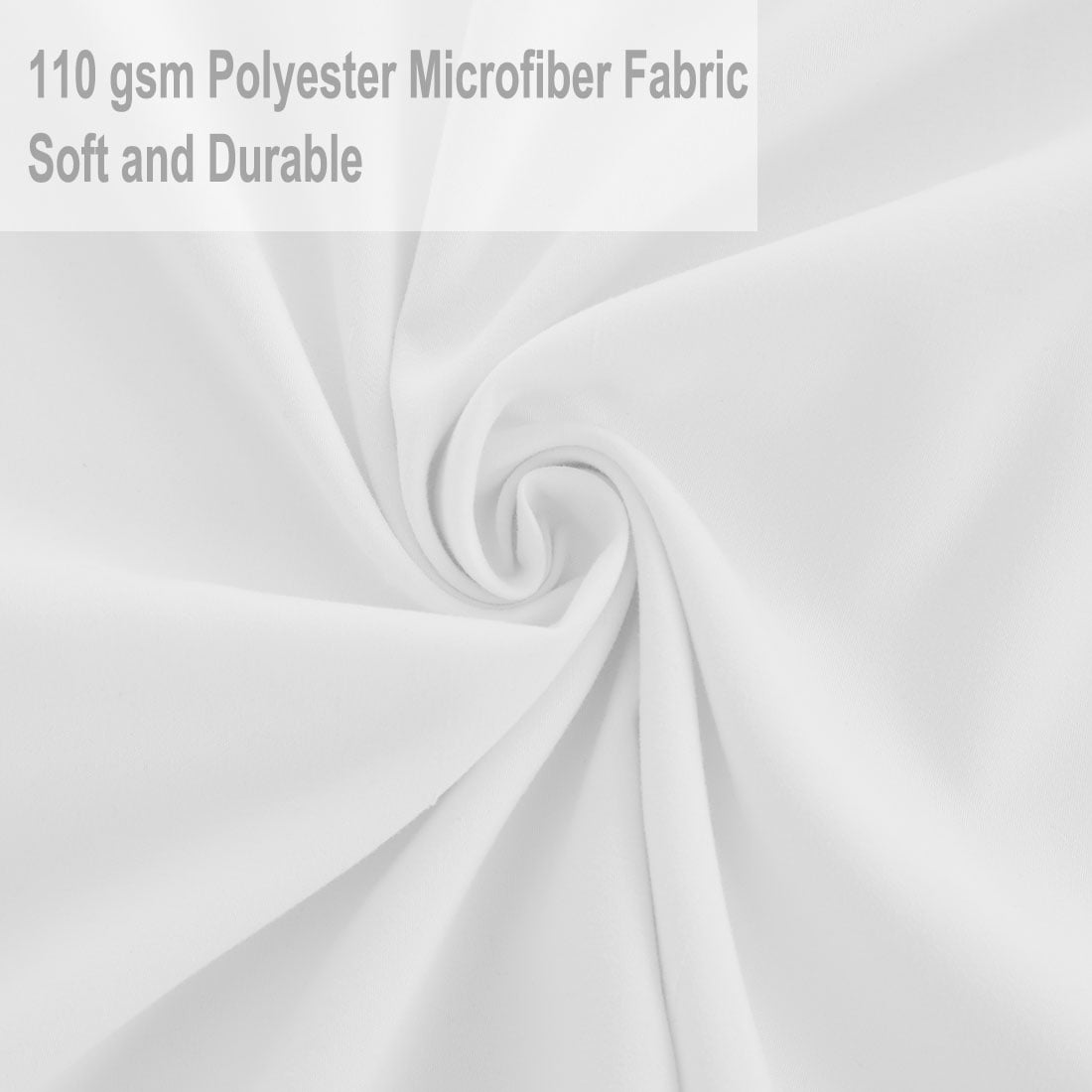 Unique Bargains 3-Pack Bow Tie Duvet Cover Bedding Set King White