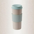 thumbnail image 4 of Reusable Coffee Cups with Lids, Natural Fiber Coffee Mug and Travel Cup, Food-Grade Coffee Travel Mug, 4 of 6