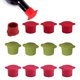 thumbnail image 1 of Tapón de vino de silicona de 24 piezas, tapas de botellas de vino, cubierta de cerveza, tapones reutilizables surtidos para cerveza de vino (3 colores), 1 of 5
