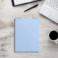 thumbnail image 5 of WFDC Top Spiral Notebook 8.3x5.6 Steno Notebook Top Spiral Notebook 60 Pages Top Bound Spiral Notebook Cover Inner Pocket,Spiral Notebook for Work Office Gift,A5 - Blank Paper - Light Blue, 5 of 5