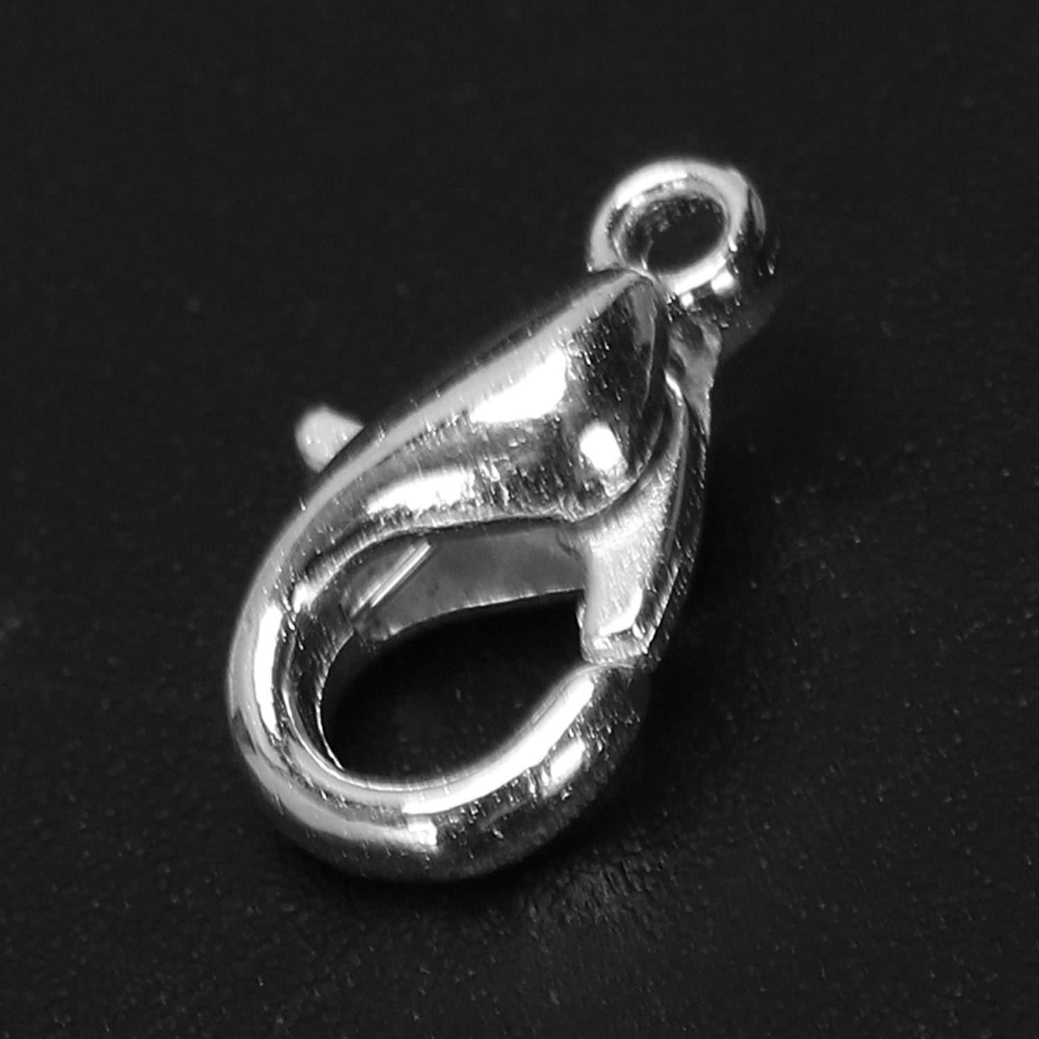 Silver Plated Lobster Clasps 10x6mm
