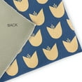 thumbnail image 2 of Simply Daisy 3' x 5' Dark Cobalt Blue Simple Tulip Design Spring Chenille Indoor/Outdoor Rug, 2 of 4