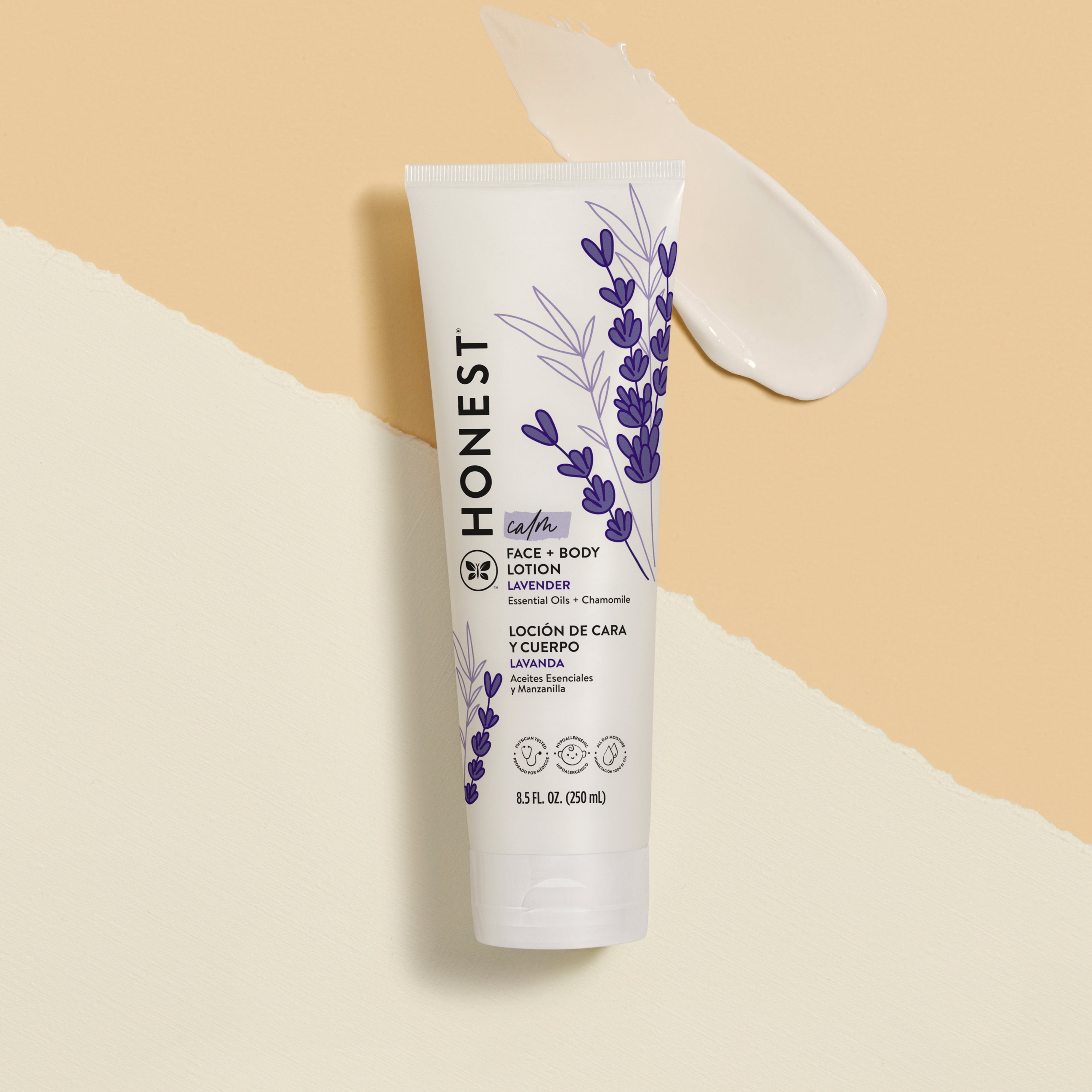 (2 pack) The Honest Company Baby Face and Body Lotion Calm Lavender 8.5 fl oz