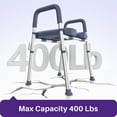 thumbnail image 5 of KEKOY Toilet Seat Riser for Seniors, Raised Toilet Seat with Handles, FSA HSA Eligible 400lb Elevated Toilet Risers, Tool-Free Assembly with Adjustable Height & Width, 5 of 10