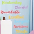thumbnail image 2 of Adhesivos de pared con palabras positivas y cita motivacional de PVC, 40 x 30 cm, 2 of 2