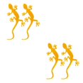 thumbnail image 2 of Speravity Paquete de 2 pegatinas para coche, resistente al agua, marca de advertencia Exterior, tira de bicicleta, calcomanía para motocicleta, cinta Amarillo 2piezas Speravity CBP504422, 2 of 6