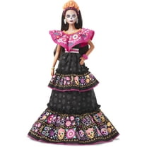 Barbie 2021 Dia De Muertos Doll (11.5-in) Wearing Embroidered Dress & Calavera Face Paint