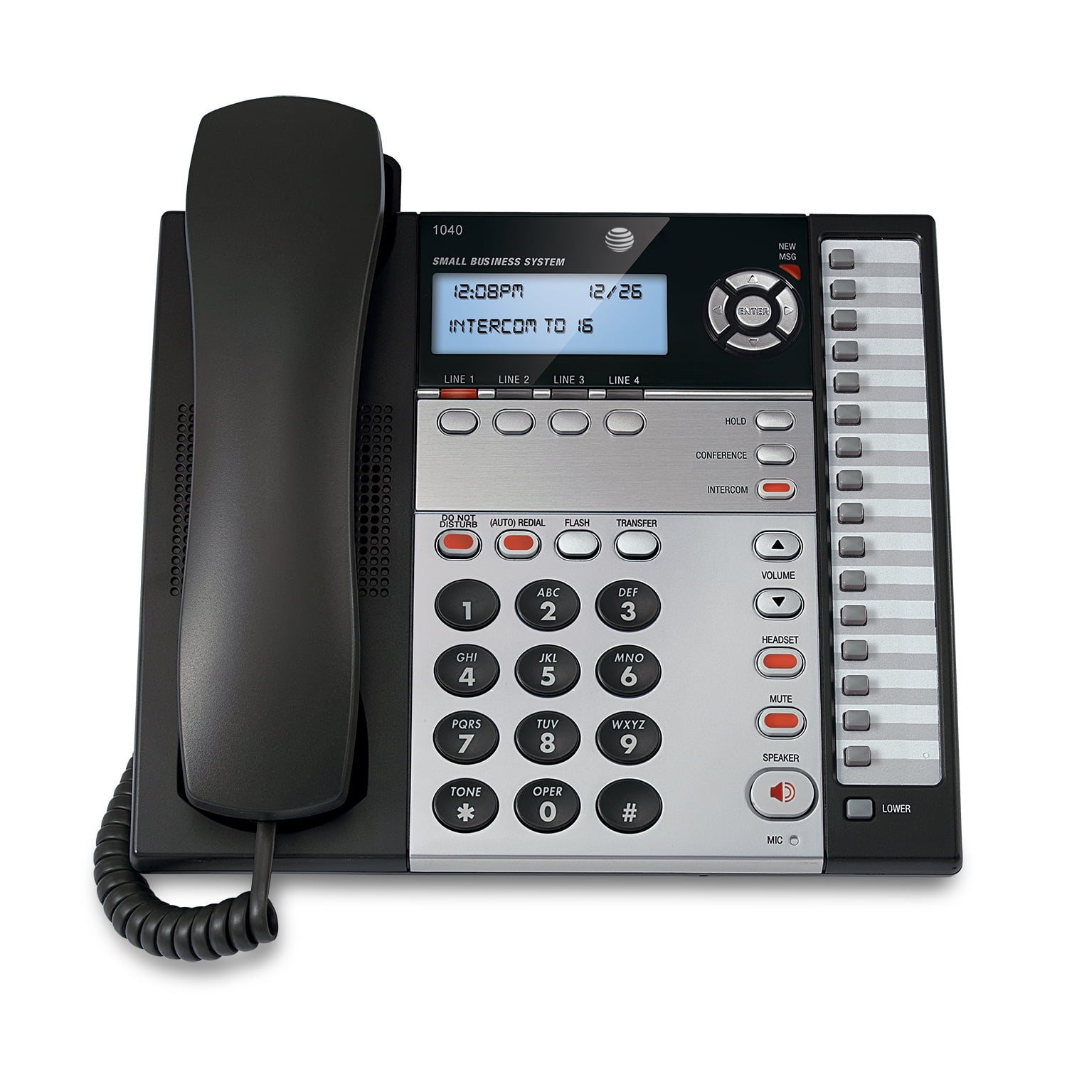 AT&T 1040 4Line Expandable Corded Small Business Telephone