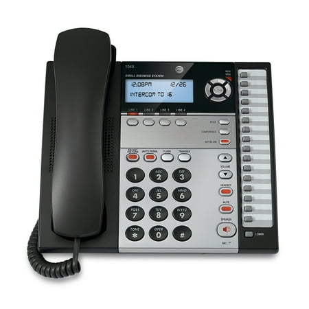 AT&T 1040 4-Line Expandable Corded Small Business (Best 4 Line Phone)