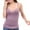 Purple, variant on WTXUE Womens Summer Tops Tank Tops with Built in Bras, Women's Solid Color with Bra Pads Scoop Neck Sleeveless Sleeveless Built-in Bra Leisure Camisole
