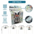 thumbnail image 6 of Table Runner - 48 Inch Long, Easter Bunny Kitchen Dining Table Runner Dresser Scarves, Spring Flowers Green Leaves Pastoral Plants Farmhouse Decor for Coffee Tables Wedding Party Banquet, 6 of 8