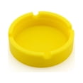 thumbnail image 1 of Yuarrent Cenicero de silicona resistente a la temperatura, soporte portátil, reutilizable, para viaje, oficina, almohadilla para botella, Color Almacenamiento y organización del hogar Amarillo, 1 of 6