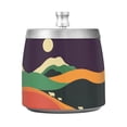thumbnail image 7 of Yayeee Ashtray with Lid for Cigarette Smokeless Stainless Steel Home Ash Holder, Purple Mountain, 7 of 7