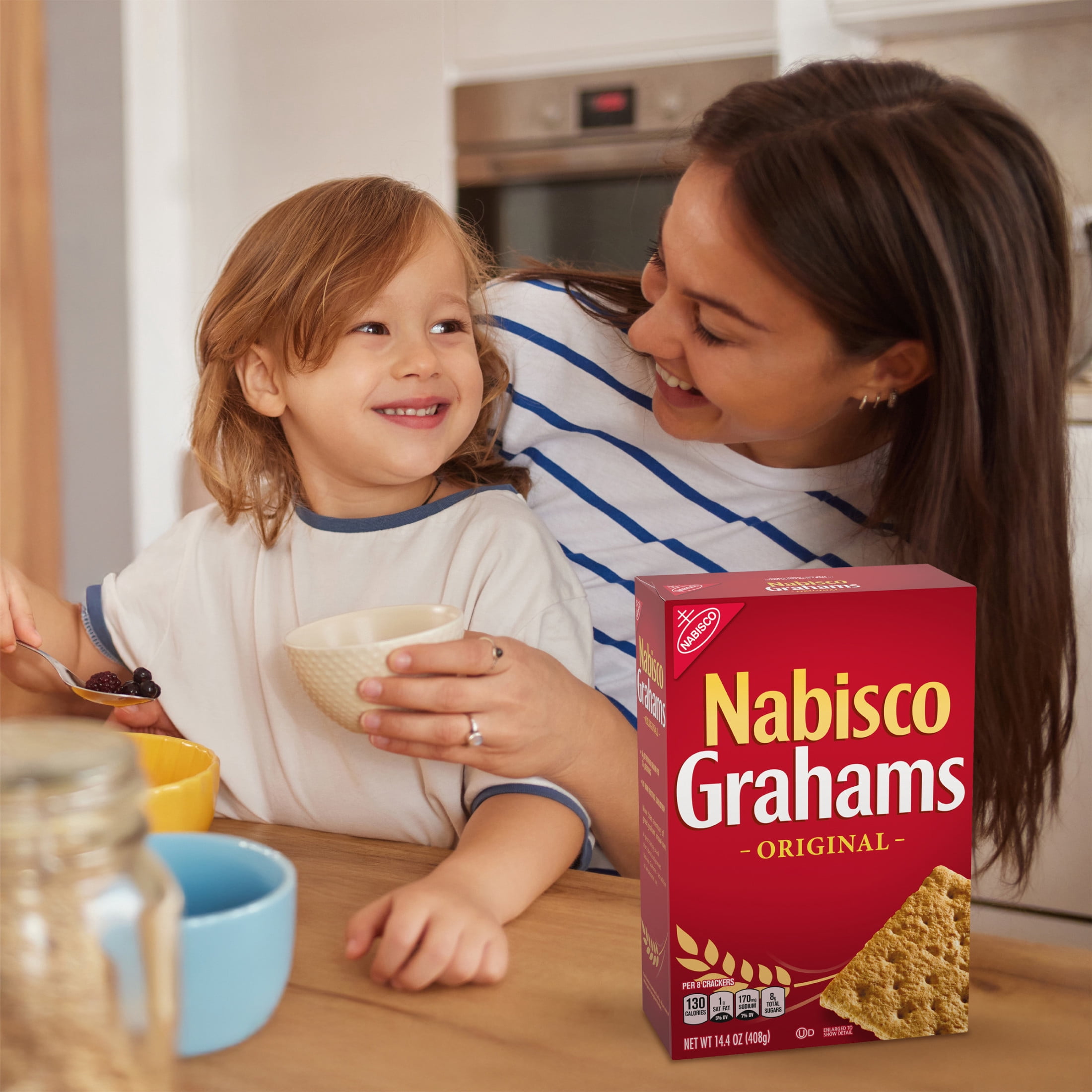 (3 pack) NABISCO GRAHAMS Original Graham Crackers, 14.4 oz