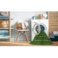 thumbnail image 2 of Ahgly Company Machine Washable Indoor Rectangle Transitional Dark Lime Green Area Rugs, 7' x 10', 2 of 7