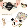 thumbnail image 2 of FORMRS Womens Shoulder Bag with Chain Strap Clutch Purse Cute Tote Handbag, Purple Cartoon Animals, 2 of 7