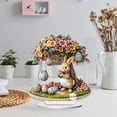 thumbnail image 4 of Easter Decorations for the Home Farmhouse Colorful Bunny with Egg 2D Acrylic Easter Table Decor Happy Spring Decoration for Indoor Home Party Easter Tabletop Decoration Easter Gifts for Kids, 4 of 5