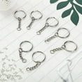 thumbnail image 6 of 300Pcs Metal Key Chain DIY Making Rings Kit with Flat Key Rings Open Jump Rings, 6 of 9