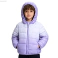 thumbnail image 2 of Liyamei Boys Hooded Gradient Padded Jacket with Zipper for Winter Outdoor Play Size 5-6 Years, 2 of 6