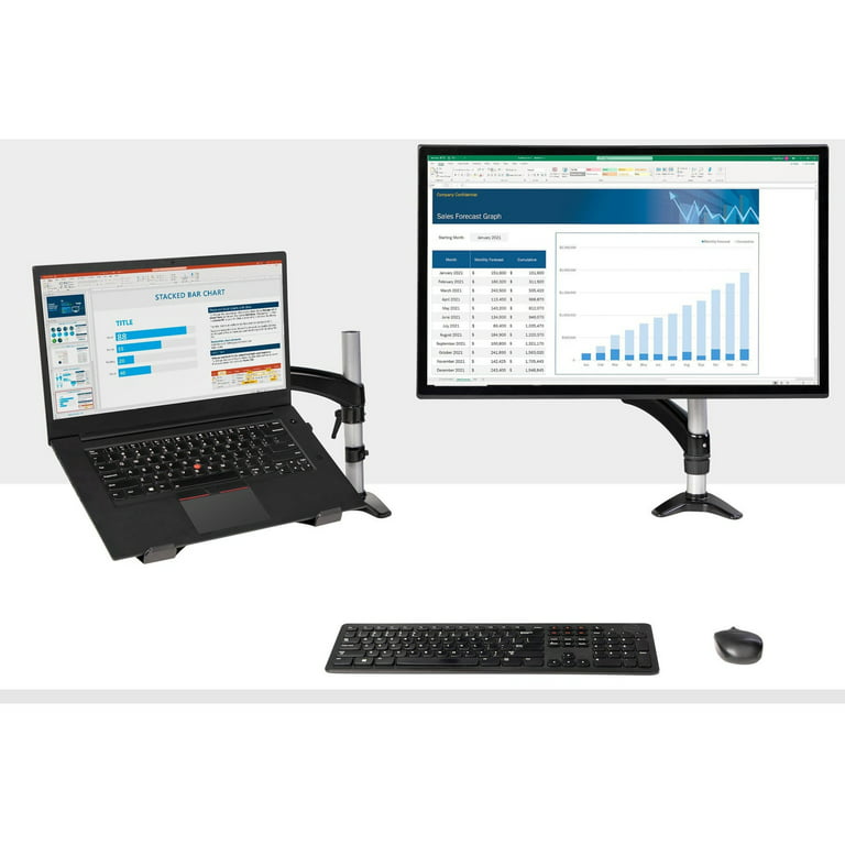 StarTech.com Laptop Monitor Stand - Computer Monitor Stand - Full
