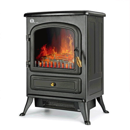 1byone Electric Fireplace Stoves Fake Electric Fireplace