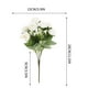 thumbnail image 3 of Ramo de rosas artificiales | Flores de seda realistas ajustables de 28 a 32 cm | Flores artificiales para boda, decoración del hogar, centro de mesa, regalo | Arreglo floral artificial de bajo, 3 of 5
