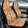 thumbnail image 4 of XYZCANDO Central Mandala Geometric Car Seat Covers for Man Breathable Car Front Seat Covers Decor Accessory Interior Decor, for Truck Vehicle Van, 4 of 10