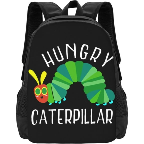 Hungry Caterpillar Unisex Backpack, Cute Backpack, Anime Backpack, Travel, Mountain Climbing, Camping, Hiking