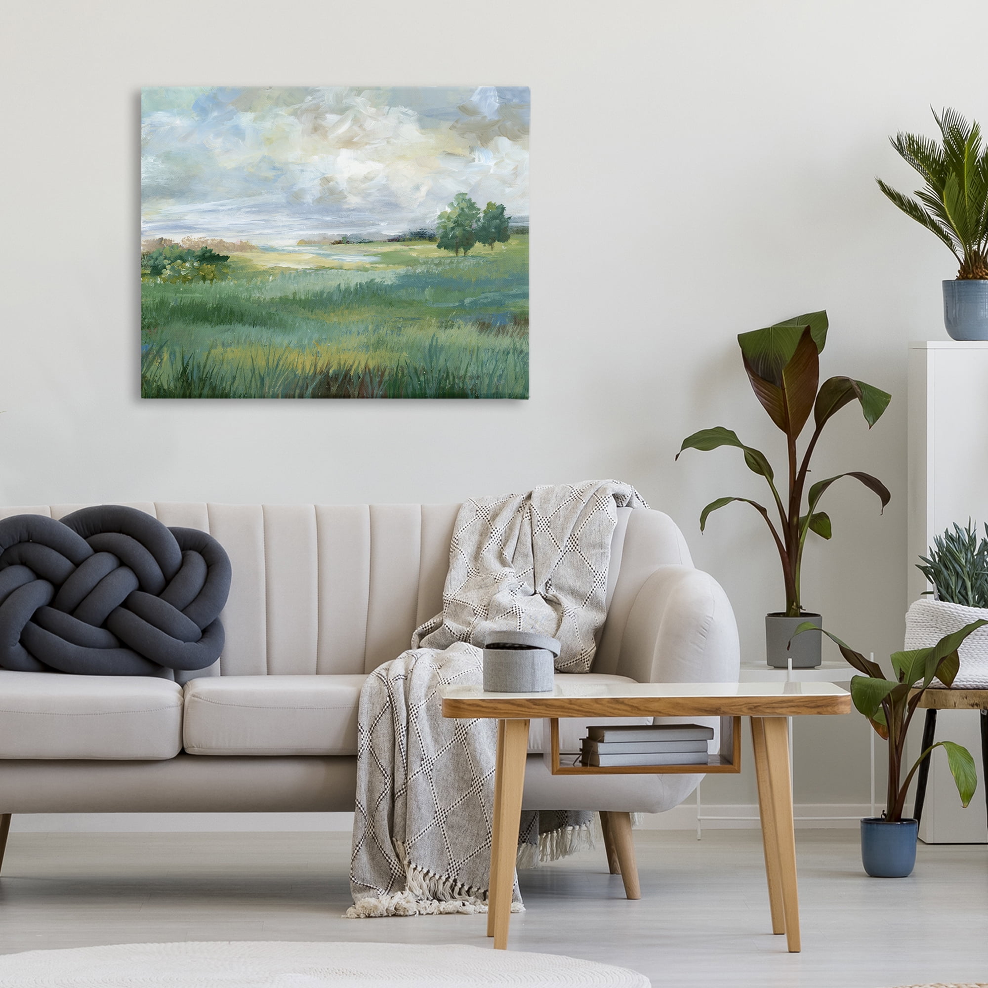 Stupell Industries Idyllic Summer Field Canvas Wall Art, design by Nan
