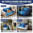 thumbnail image 6 of HUISEFOR Blue Butterfly RV Couch Covers for Sofa Bed Non-Slip Stretch RV Jackknife Sofa Covers, Backrest & Seat Covers, Scratch-Proof, Easy To Intsall, Pet & Kid Friendly, 6 of 7