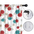 thumbnail image 4 of Pioneer Flower Floral Print Pattern Insulated Teens Curtains Set Of 2, Bedroom Essentials, Toddler Room Decor 52"x84", 4 of 5