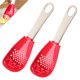 thumbnail image 4 of Kearding 2 uds Cuchara de cocina de plástico resistente al calor multifuncional con orificio para colgar cocina espumadera colador colador rallador para Utensilios de cocina Kearding HA018890-00, 4 of 6