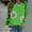 #4-Green, variant on Azrian Sweatshirts for Womens,Hoodies Sweatshirts,Women Long Sleeves Casual Shirts Printing Round Neck Sweatshirt Pullover Loose Tunic Tops for Winter on