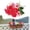 C, variant on Artificial Flowers, Faux Flowers for Vase, Artificial Cherry Blossom & Daisy Bouquet Fake Wildflowers Realistic Floral Stems for Outdoor Window Box Porch Patio Home Decor White 1Pcs